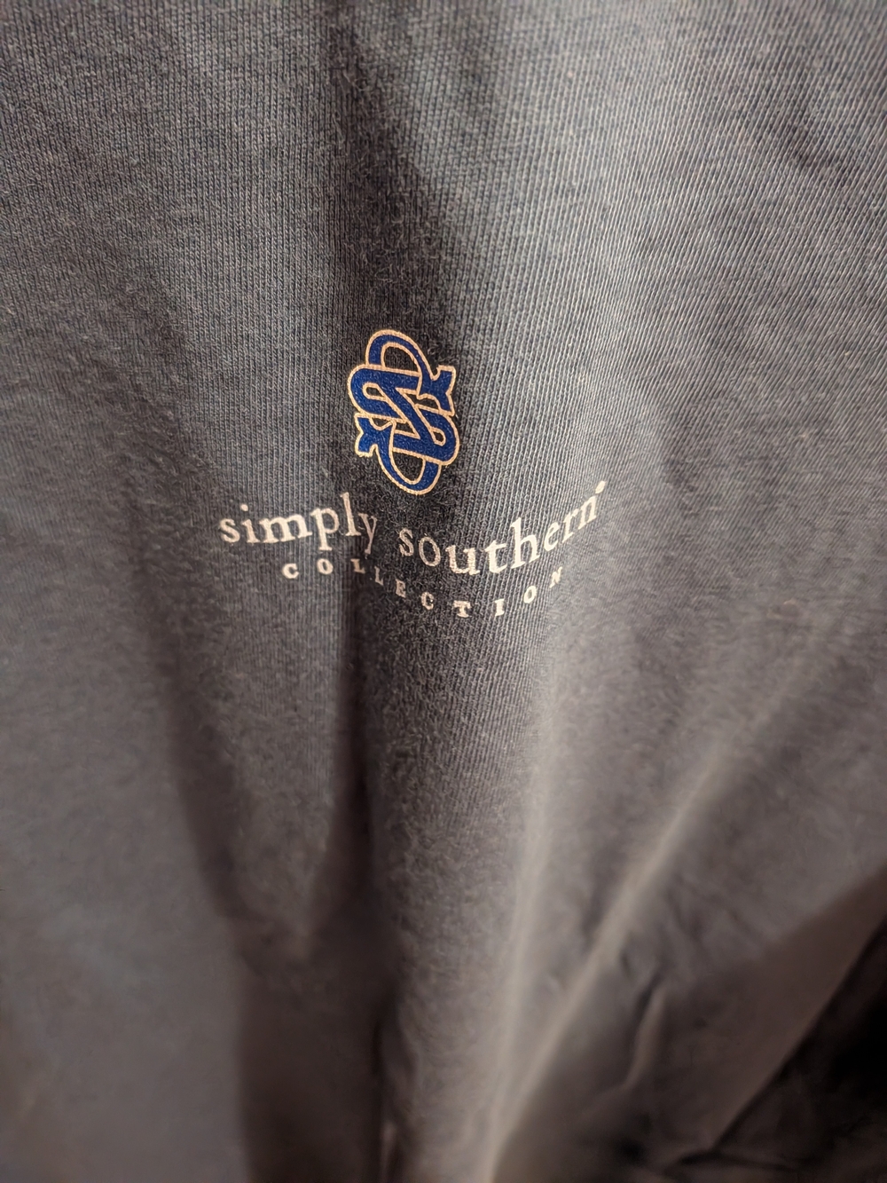 Simply Southern Blue 'Love & A Dog' Long Sleeve Tee - Picture 4 of 6
